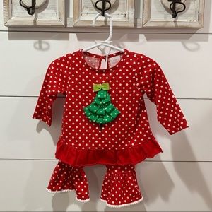 Baby girls 6-9 month Christmas outfit